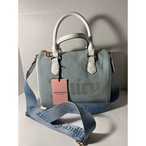 Juicy Couture Blue and White Women's Bag nwt